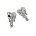 Bleeding Heart Earrings — side view