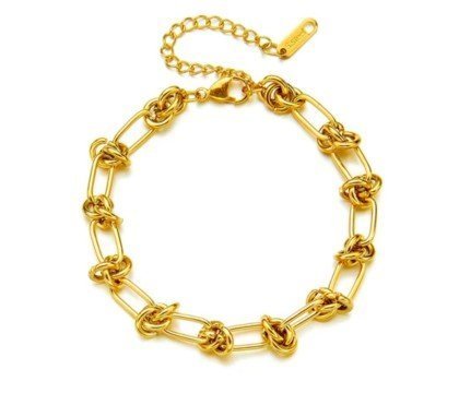 Pulsera de nudos dorada o plateada con estilo | Essencial by EM