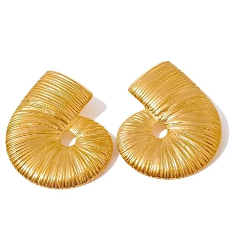Pendientes Espiral Dorada Áurea